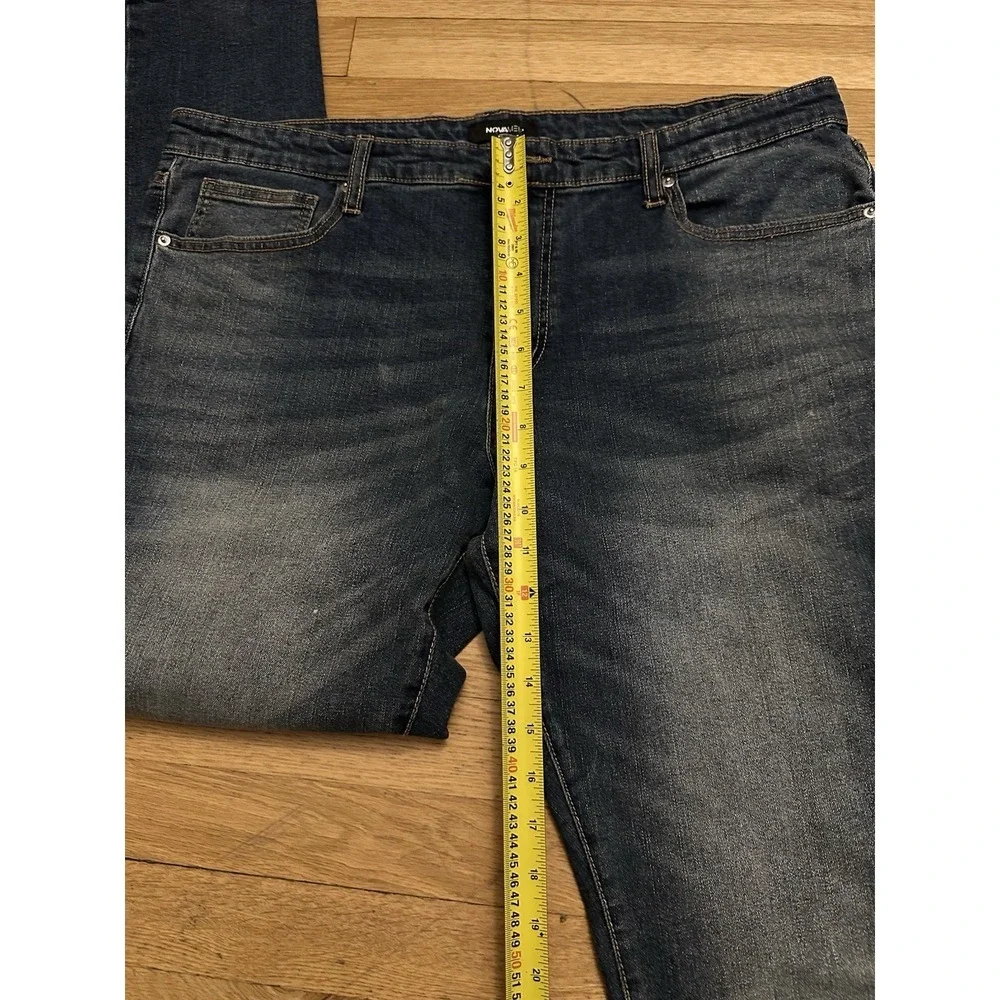 ✨‎ Nova Men Dark Wash Straight Leg Denim Jeans Classic Casual Size 38 ✨